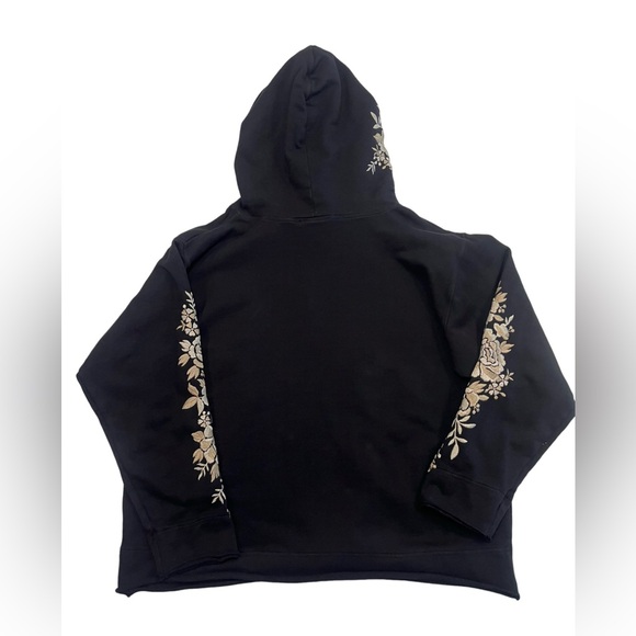 Johnny Was Olenna Floral Embroidered Oversized Hoodie NWT Size XL - Picture 7 of 13